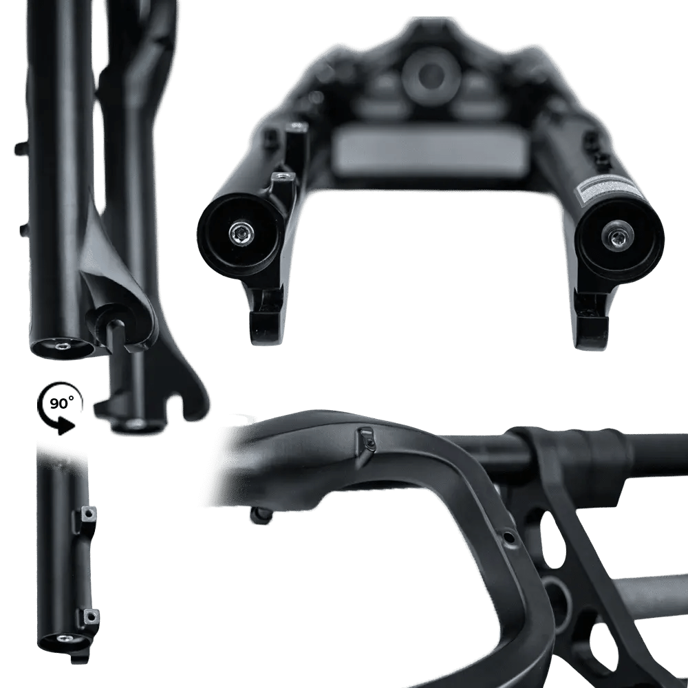 Amortyzator Reactor M650DH 100mm 20”x4.0 dwupółkowy do roweru fat bike