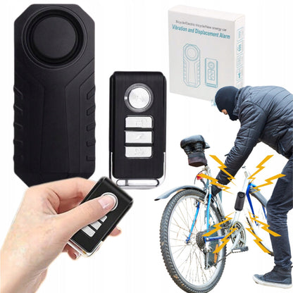 Bezprzewodowy alarm rowerowy na pilota do hulajnogi motocykla kampera 113dB